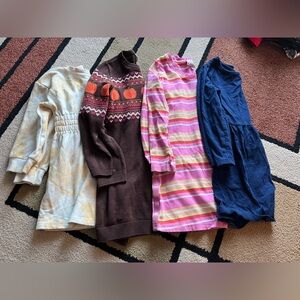 5T long sleeve dress bundle